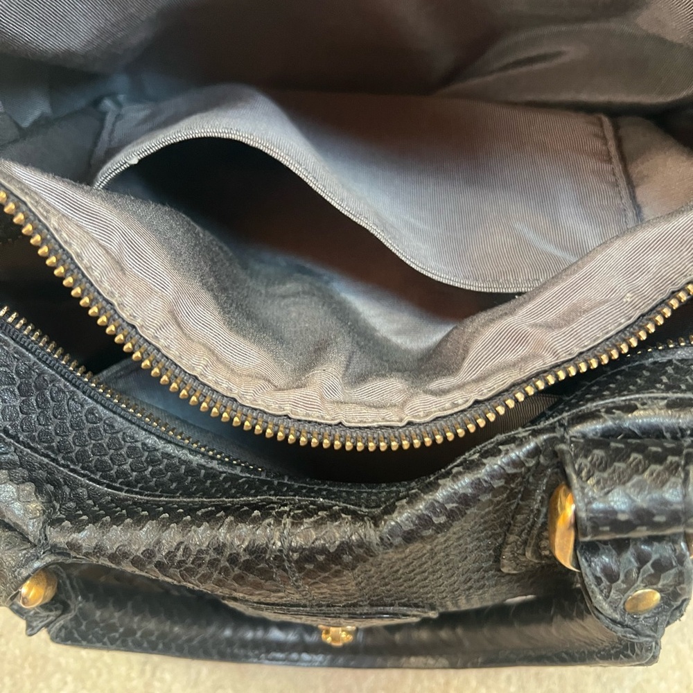 Jack Rabbit Black Leather Handbag - Picture 9 of 10